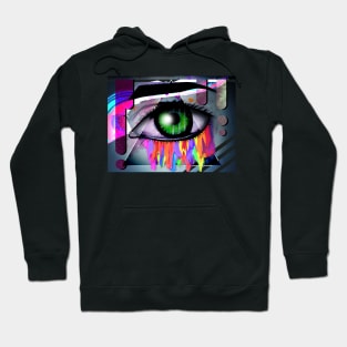 one eye space drip Hoodie